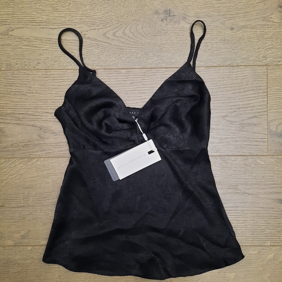 NWT ENDLESS ROSE Black Y2K Baby doll Tank Top - Picture 2 of 9